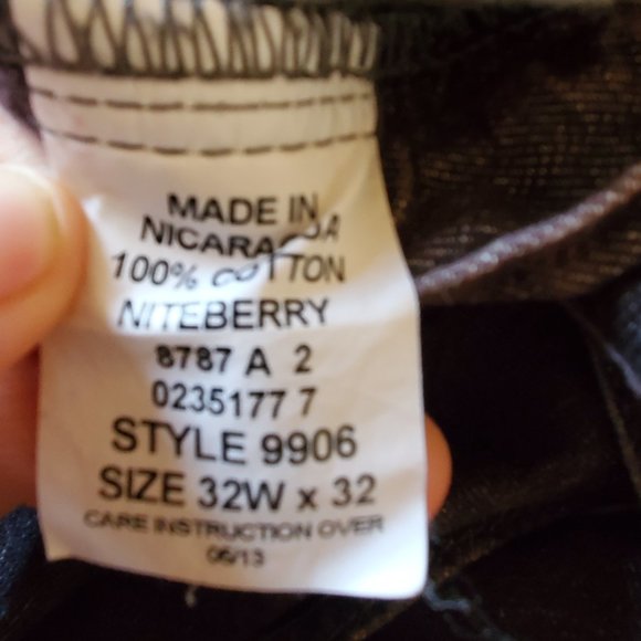 Red Camel Niteberry Denim Jeans 32x 32 - Picture 6 of 9